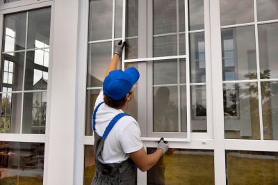 Modern Window Installation on a Home