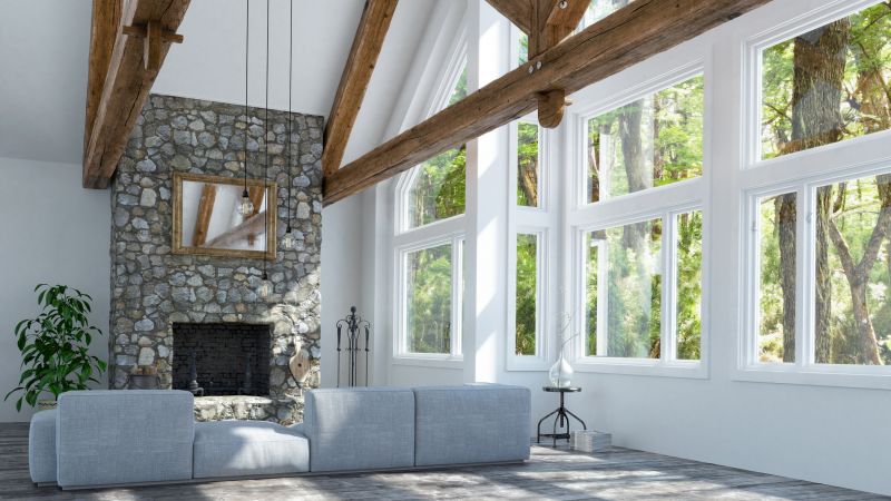 Large Window Installation for a Living Room